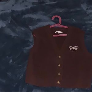 Brown unisex crop top (pacific sun wear)